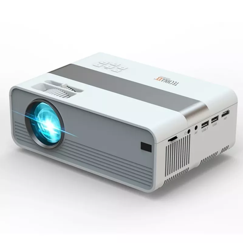 Technaxx TX-127 mini proiettore LED, LCD, HD 720p (1280x720), bianco/grigio