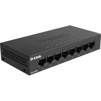 D-Link DGS-108GL Unmanaged Gigabit Ethernet (10/100/1000) nero