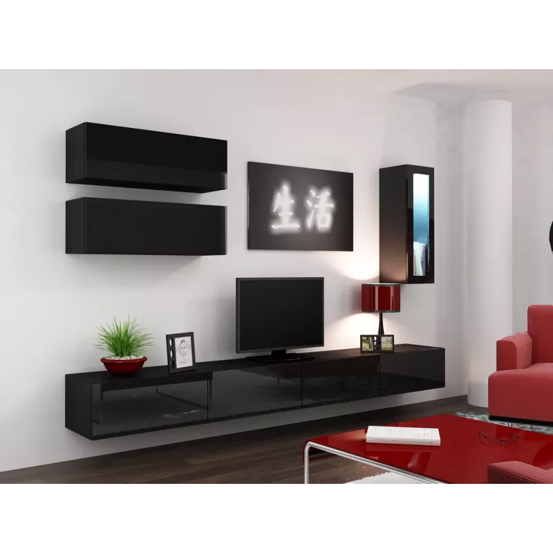 Cama supporto TV VIGO 140 30/140/40 nero/nero lucido