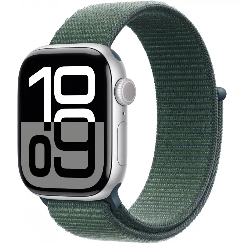 Cinturino Apple Sport Loop 42 mm lake green — nylon/poliestere/elastan, 1 pz.