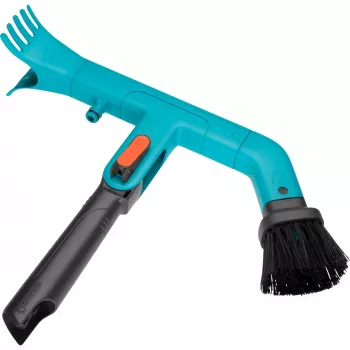 Puliscigronde combisystem 3651-20, scopa turchese/nero, senza manico