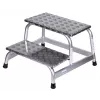 Gradino Krause 805027, alluminio 2 gradini, carico max. 150 kg, lunghezza 680 mm, altezza 41 cm
