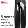 Guinzaglio per cani Flexi New CLASSIC 8 m nero con meccanismo avvolgibile