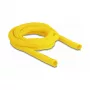 Guaina intrecciata DeLOCK autochiudente resistente al calore 2 m x 19 mm giallo