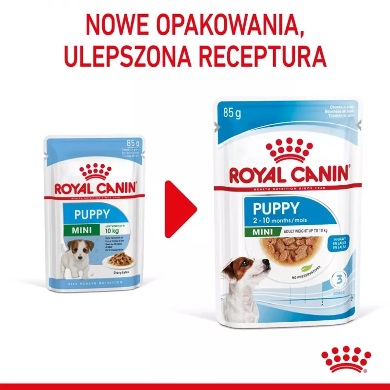 ROYAL CANIN SHN Mini Puppy in Salsa - Cibo umido per cuccioli - 12X85g