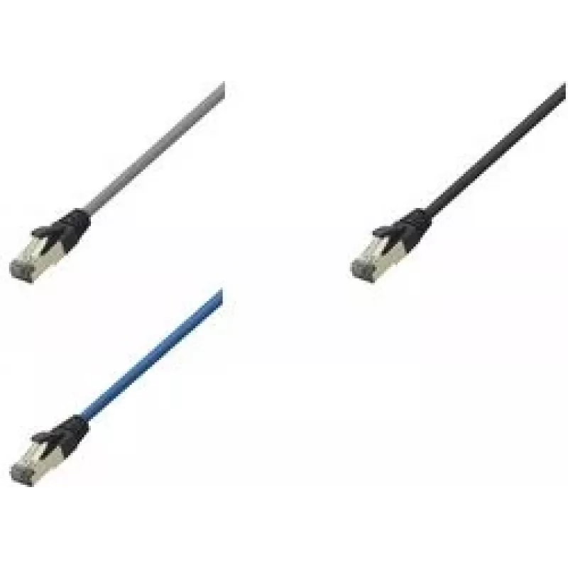 LogiLink CQ8076S cavo di rete RJ45, cavo patch CAT 8.1 S/FTP 5,00 m blu senza alogeni 1 pz.