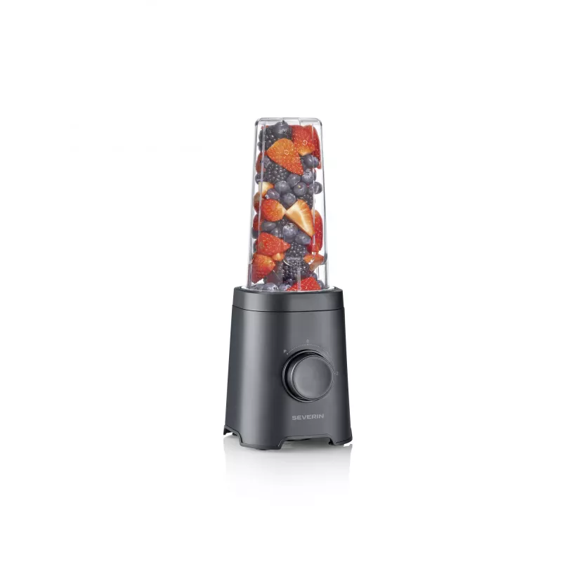 Frullatore da tavolo SEVERIN SM 3743 — caraffa 0,6 L, 320 W, nero, lame in acciaio inox