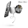 ZENS caricatore da viaggio 2-IN-1 MAGSAFE + WATCH BIANCO