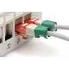 DIGITUS - Clip per cavi con codifica colori - per cavi patch - verde (confezione da 100) (A-CC-G)