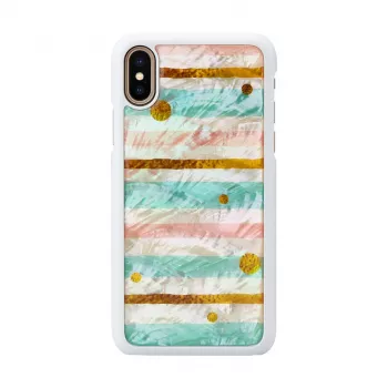 Custodia smartphone iKins per iPhone XS / iPhone XS Max – pop mint nero