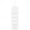 Protezione da sovratensione SurgePlus 8x Schuko 2xUSB-C 900J 2m