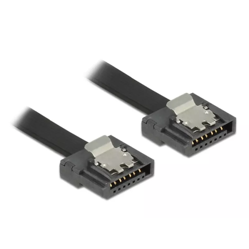 Cavo SATA DeLOCK 0,2 m 2x SATA III nero