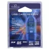 Titanum TA101B lettore di schede esterno, USB 2.0, MicroSDHC/miniSD/MMC/SD/SDHC, blu
