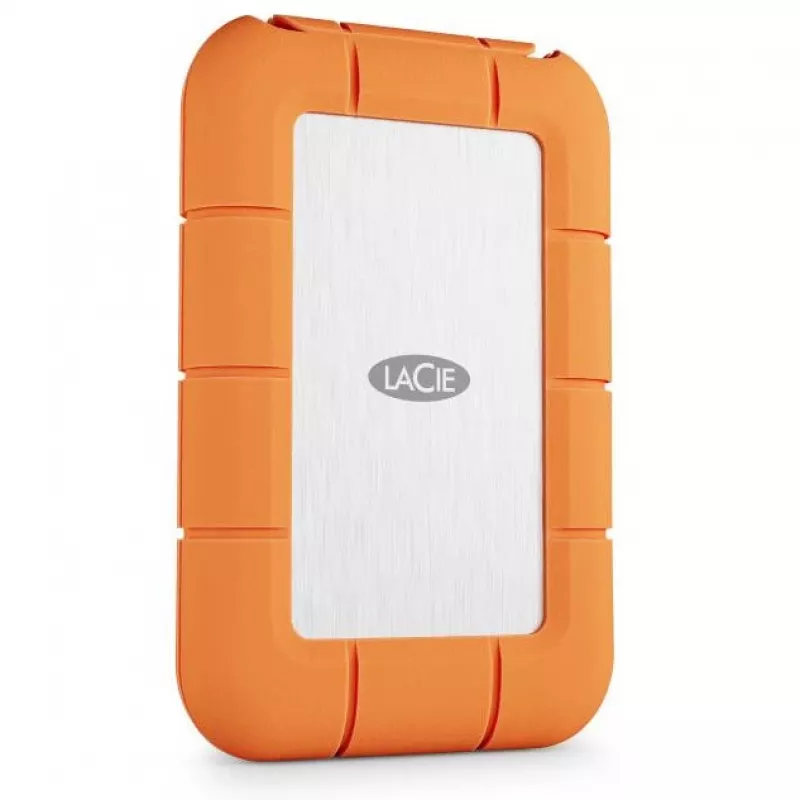 SSD esterna LaCie STND4000400 4 TB USB4 Gen 3x2 Thunderbolt USB Type-C, arancione/acciaio inox