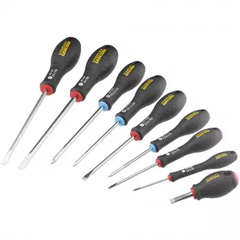 Set di cacciaviti a mano STANLEY FATMAX FMHT65424-0 – 20 pezzi, cacciaviti a taglio, punte piatte e Pozidriv