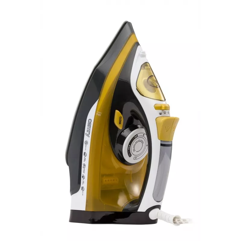 Ferro da stiro Camry CR 5029 ferro da stiro a vapore nero, giallo 2400 W