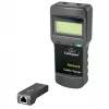 Tester per cavi di rete GEMBIRD NCT-31 — verifica continuità con LCD, supporto RJ-11/RJ-12/RJ-45, nero