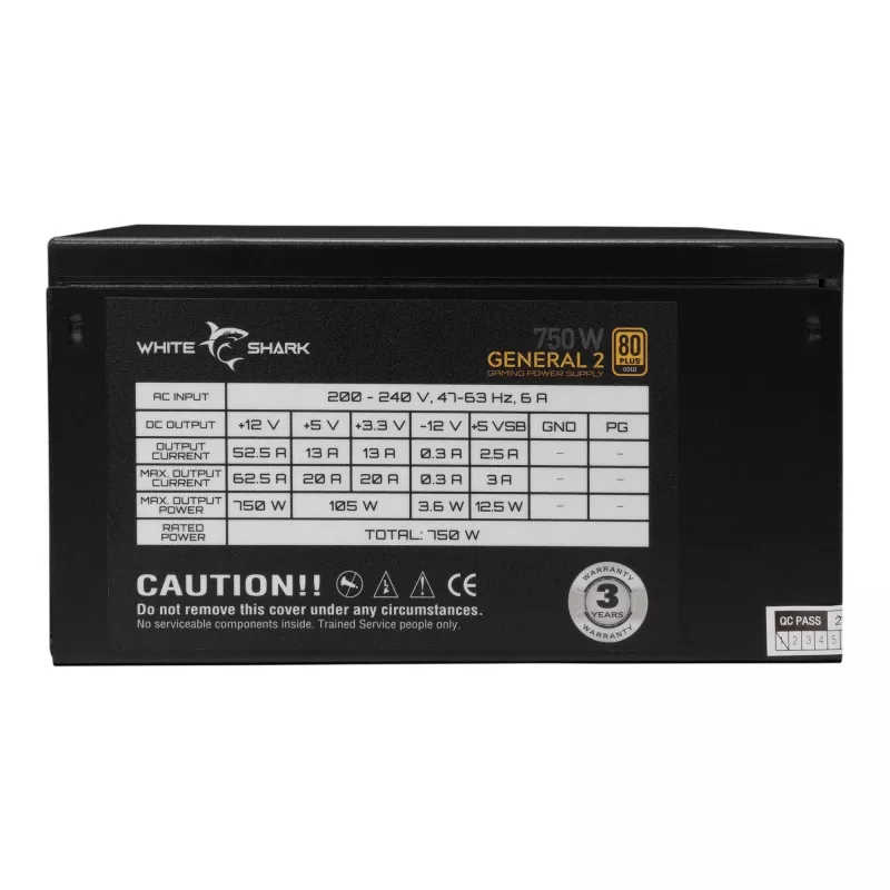 Alimentatore White Shark GPSU-750W General-2 750W