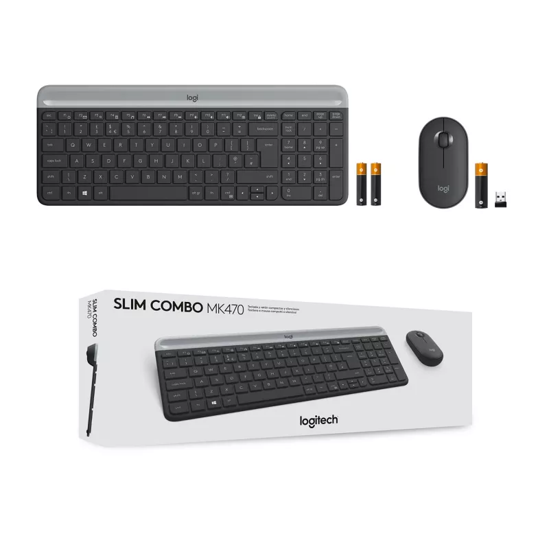 Set tastiera e mouse Logitech MK470 sottile Combo