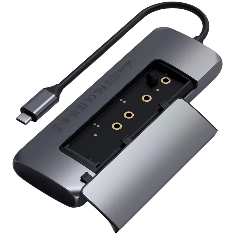Case USB-C SATECHI per SSD M.2 NVMe / SATA