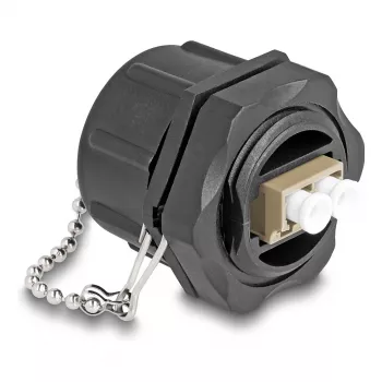 Connettore in fibra ottica DeLOCK LC duplex a LC duplex multimodale IP68