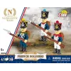 Set di mattoncini Soldati francesi, 41 pezzi