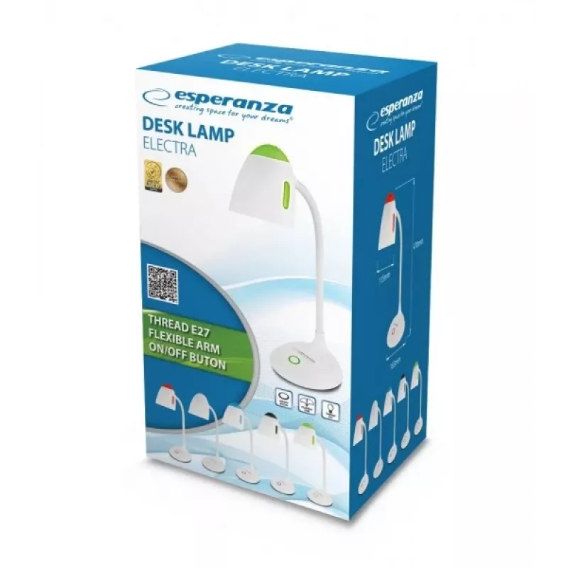 Lampada da tavolo Esperanza ELD110W E27 12 W LED bianco