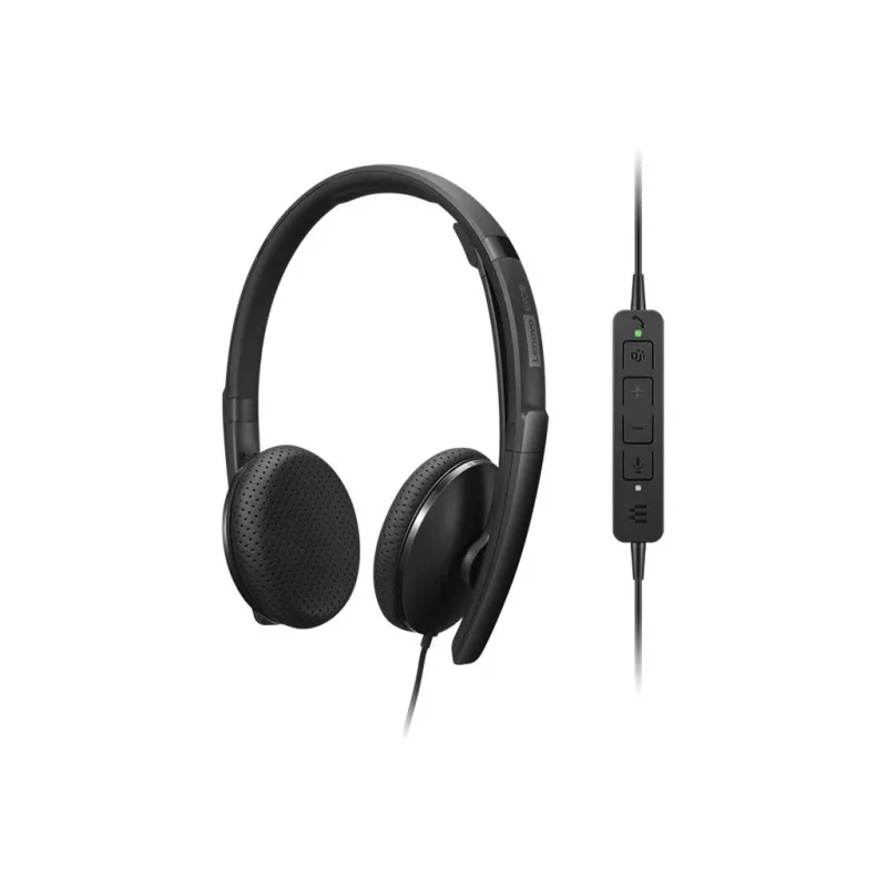 Cuffie/headset Lenovo 4XD1M45626 con filo, archetto, USB Type-C, nero