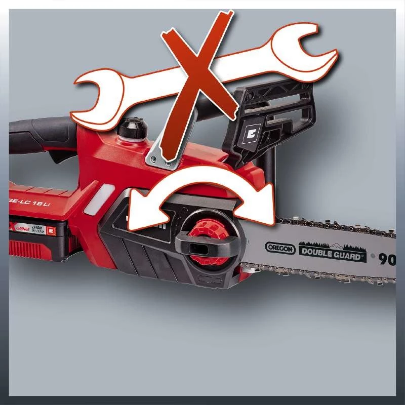 Einhell GE-LC 18 Li Kit 2400 RPM nero, rosso