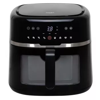 Friggitrice ad aria calda Adler AD 6318 – 8 L, 2200 W, display LED, 9 programmi, nero