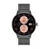 Smartwatch Colmi V89 acciaio nero con cardiofrequenzimetro, impermeabile