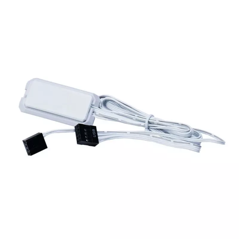 Lian Li UNI FAN SL Wireless LCD 120 Reverse Blade ventola per case, ARGB, PWM, 120 mm, bianca