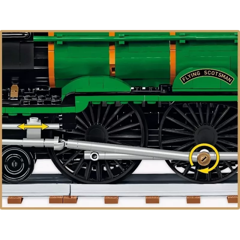 Cobi Flying Scotsman locomotiva a vapore britannica, set di costruzioni, 1:35, 2677 pezzi