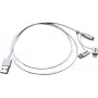 ROLINE 11.02.8329 cavo USB 1 m USB 2.0 USB A Micro-USB B bianco (11.02.8329)