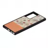 Custodia protettiva man and wood per Samsung Galaxy Note 20 Ultra — fiore rosa su nero