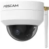 Foscam D4Z telecamera di sorveglianza IP per esterni, 4 MP, 1536p, Wi-Fi AC, LAN, bianca