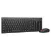 Set tastiera e mouse wireless Lenovo Essential Wireless Combo Gen2 — nero, layout compatto, connessione wireless