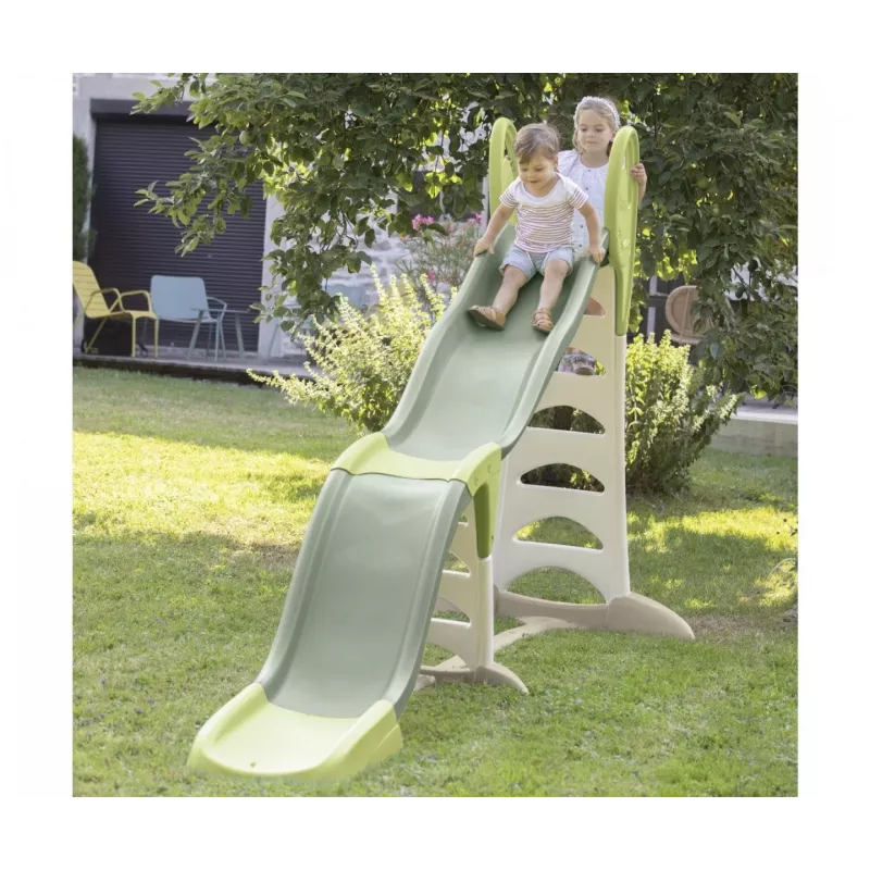 Scivolo da esterno SMOBY Megagliss 2 in 1 modello 7600820201 con scivolo d'acqua e funzioni di arrampicata