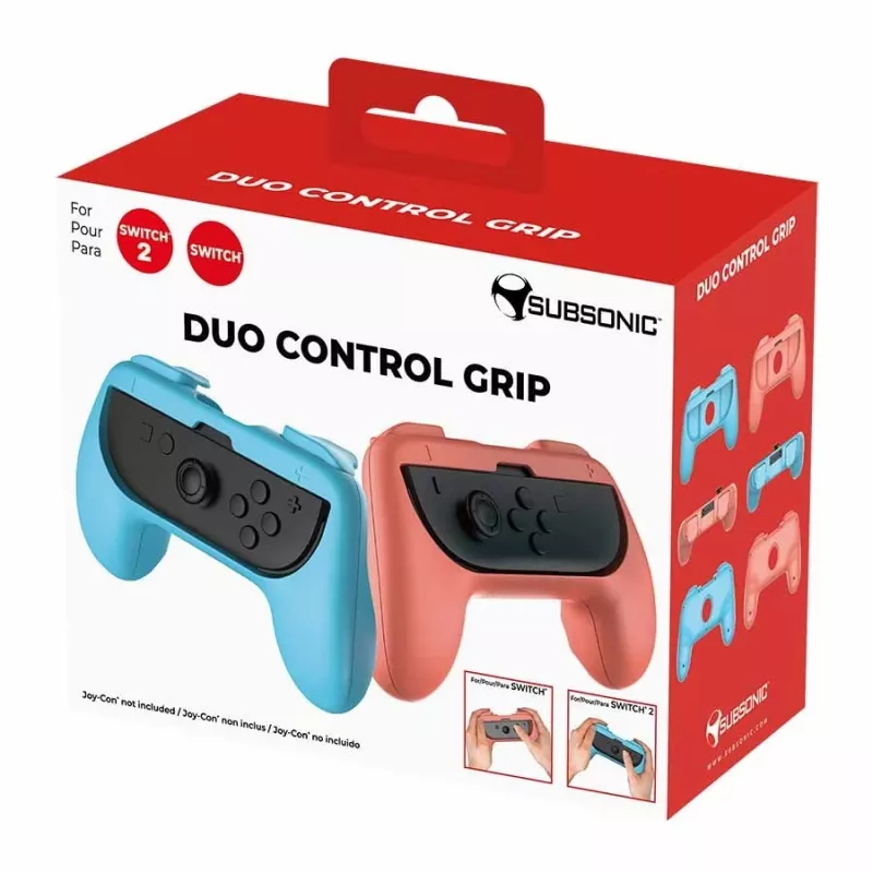 Impugnatura controller Subsonic Joy-Cons impugnatura comfort Switch & Switch 2 rosa turchese