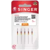 Aghi per macchina da cucire domestica SINGER modello 2020 SZ12 BLST misura 12, confezione da 10 (N202011M1003)
