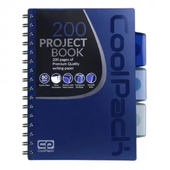 Quaderno a spirale A5 Coolpack blu scuro