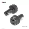 Caricabatterie da auto per notebook/laptop CLUB3D 63 Watt, auto, accendisigari, 24 V, nero