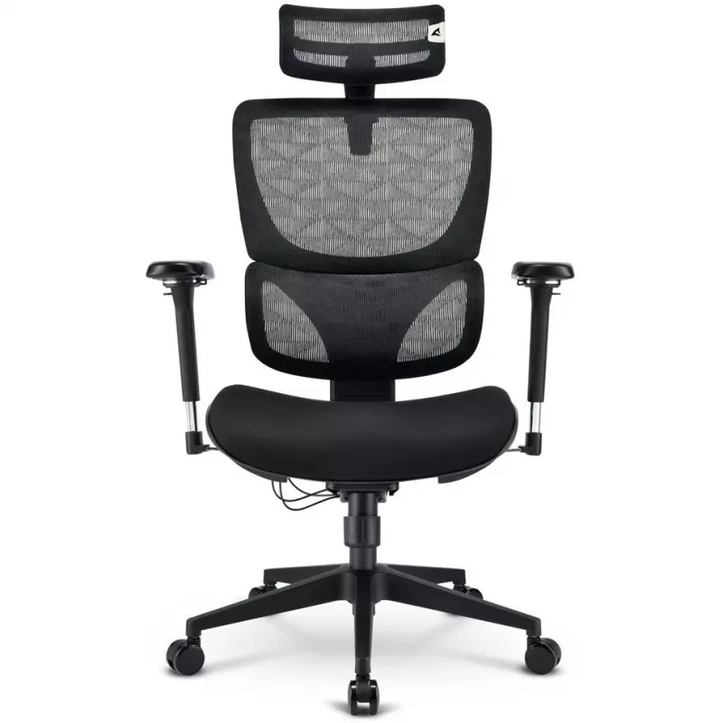 Sedia da ufficio Sharkoon OfficePal C40 — nero, design ergonomico, regolabile in altezza