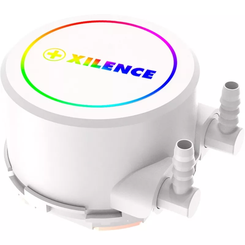 Dissipatore liquido All-in-One XILENCE Performance A+ XC974 — radiatore da 240 mm, 300 W TDP, bianco, ARGB