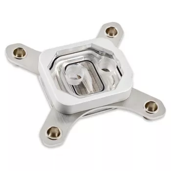 Waterblock Aqua-Computer 21871 — struttura in acetale/alluminio, 94×94×22 mm