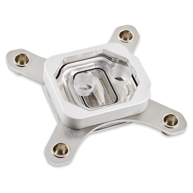 Aqua Computer 21871 cuplex kryos NEXT RGBpx waterblock, LGA 1700/1851, acrilico/nichel