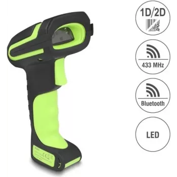 Lettore di codici a barre DELOCK 90588 1D/2D Bluetooth 433 MHz scanner portatile