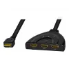 LogiLink - Splitter/switch video/audio - 3 x HDMI - Desktop