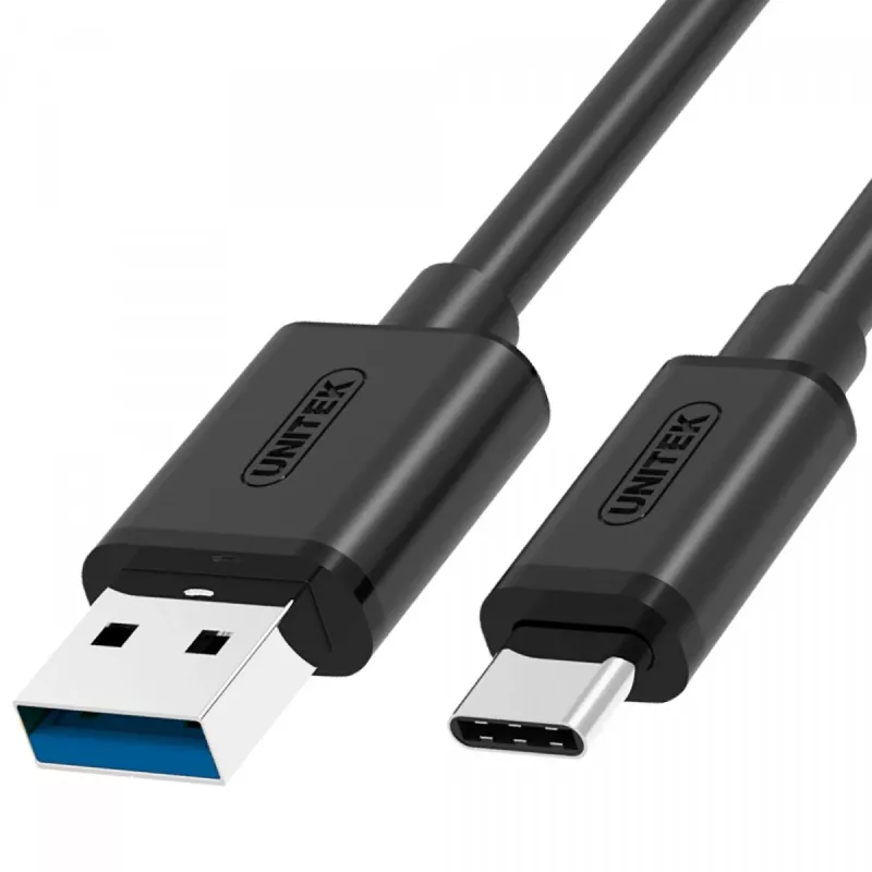 Cavo USB UNITEK Y-C474BK USB 3.2 Gen 1 (3.1 Gen 1) 1 m USB A USB C nero