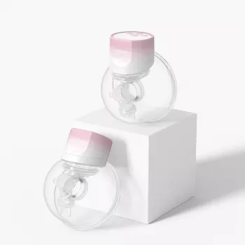 Momcozy S12 Pro tiralatte elettrico doppio rosa, 180 ml
